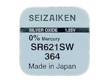 Элемент питания 364 SR621SW Silver, Oxide "Seizaiken"