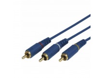 Шнур 3RCAшт. - шт.3RCA 1,5м Gold "Rexant"
