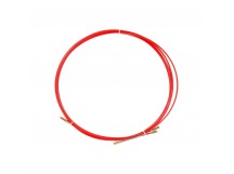 Протяжка кабельная (мини УЗК в бухте), стеклопруток, d=3,5 мм, 3 м, красная "Rexant"