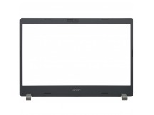 Рамка матрицы для ноутбука Acer TravelMate TMP214-52 черная с серыми заглушками