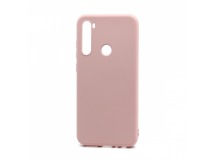Чехол-накладка Silicone Case NEW ERA для Xiaomi Redmi Note 8 светло розовый
