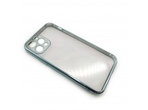 Чехол iPhone 12 Pro Style Силикон Прозрачный Зеленый