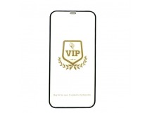 Защитное стекло iPhone 12 Pro Max VIP (тех упаковка) Черное