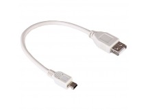 Шнур USB (A)шт. -  5 pin mini USBшт. 0,2м "Rexant"