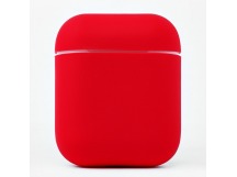 Чехол - Soft touch для кейса "Apple AirPods" (red)