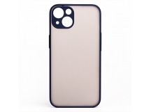 Чехол-накладка - PC041 для "Apple iPhone 13" (dark blue/black)(133886)