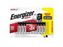 Батарейка AAA Energizer LR03 Max (10-BL) (120)(133570)