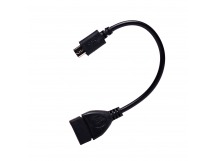 Кабель OTG - micro USB RockBox 10 см, чёрный