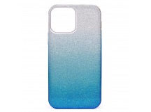 Чехол-накладка - SC097 Gradient для Apple iPhone 13 Pro Max (blue/silver)