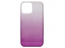 Чехол-накладка - SC097 Gradient для Apple iPhone 13 Pro Max (purple/silver)