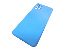                                     Чехол силикон-пластик Samsung M32 5G Soft Touch голубой*