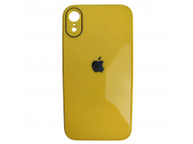                                 Чехол силикон-пластик iPhone XR глянец с логотипом желтый*