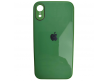                                 Чехол силикон-пластик iPhone XR глянец с логотипом зеленый*