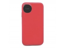                                 Чехол силикон-пластик iPhone XR глянец с логотипом красный*