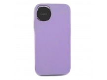                                 Чехол силикон-пластик iPhone XR глянец с логотипом лавандовый*