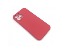 Чехол iPhone 13 Pro Max Microfiber Бордовый