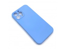 Чехол iPhone 13 Pro Max Microfiber Светло-Голубой
