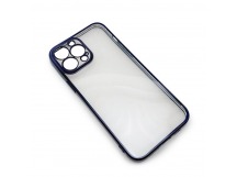 Чехол iPhone 13 Pro Max Style силикон прозрачный Черный