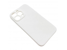 Чехол iPhone 13 Pro (Full Camera) Силикон Матовый Белый