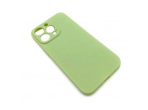 Чехол iPhone 13 Pro (Full Camera) Силикон Матовый Светло-Зеленый