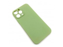 Чехол iPhone 13 Pro Max (Full Camera) Силикон Матовый Светло-Зеленый