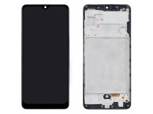 Дисплей для Samsung A325F Galaxy A32 в рамке + тачскрин (черный) (In-Cell)