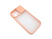 Чехол iPhone 13 Pro Матовый Slide Camera Розовый Песок