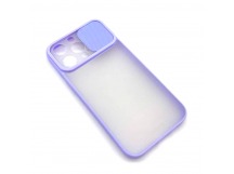 Чехол iPhone 13 Pro Матовый Slide Camera Фиолетовый