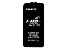 Защитное стекло iPhone 13 Pro Max (New HD+) тех упаковка Черное