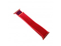 Ремешок для Apple Watch 38/40/41mm Nylon Loop №63 Двухцветный Красный