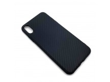 Чехол iPhone X/XS Carbon Карбон Черный