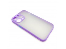 Чехол iPhone 13 Pro Противоударный Матовый Светло-Фиолетовый