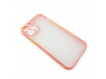 Чехол iPhone 13 Pro Max Противоударный Матовый Розовый Песок