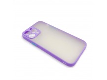 Чехол iPhone 13 Pro Max Противоударный Матовый Светло-Фиолетовый