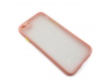 Чехол iPhone 7/8/SE (2020) Противоударный Матовый Розовый Песок
