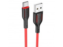 Кабель USB - Type-C Borofone BX63 1m (черно-красный)
