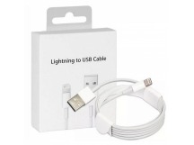 Кабель USB - Lightning Foxsonn (белый) без упак. 1м