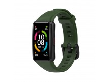 Ремешок - Honor Band 6 силикон на кнопке (green) (202609)