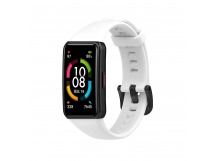 Ремешок - Honor Band 6 силикон на кнопке (white) (202608)