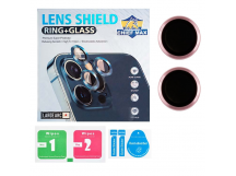 Защитное стекло линзы камеры для iPhone 13/13 mini (комплект 2 шт.) Розовый