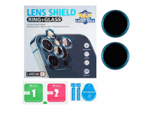 Защитное стекло линзы камеры для iPhone 13/13 mini (комплект 2 шт.) Синий