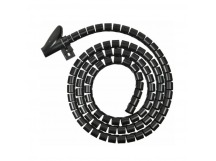 Кабельный органайзер Buro BHP CG155B Spiral Hose 15x1500mm Black, шт