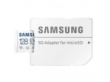 Карта памяти microSDXC Samsung EVO Plus 128GB с адаптером (130Mb/s) U3 A2 V30
