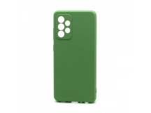 Чехол-накладка Silicone Case NEW ERA для Samsung Galaxy A52 зеленый