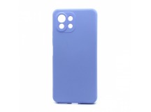 Чехол-накладка Silicone Case NEW ERA для Xiaomi 11 Lite голубой