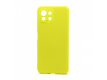 Чехол-накладка Silicone Case NEW ERA для Xiaomi 11 Lite желтый
