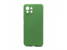 Чехол-накладка Silicone Case NEW ERA для Xiaomi 11 Lite зеленый