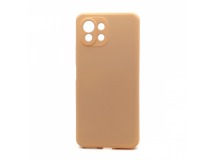 Чехол-накладка Silicone Case NEW ERA для Xiaomi 11 Lite светло розовый