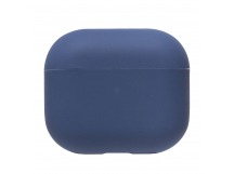 Чехол - силиконовый тонкий для кейса AirPods (3-го поколения) (blue)
