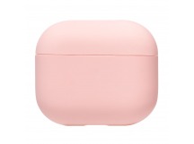 Чехол - силиконовый тонкий для кейса AirPods (3-го поколения) (pink)